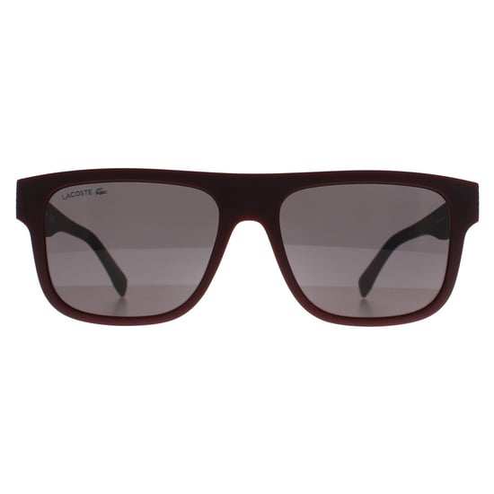 Lacoste Rectangle Mens Dark Red Grey L6001S - Image 1