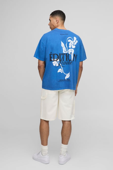Relaxed Long Length Overdye Carpenter Shorts - Image 2