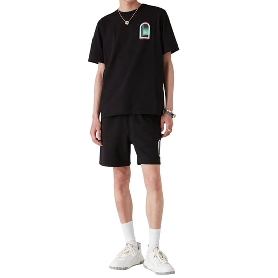 Casablanca L'arche Design Black T-shirt - Image 1