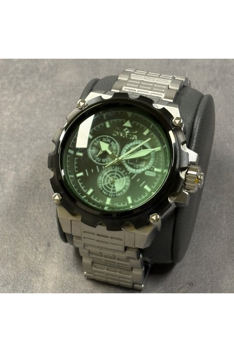 Invicta Coalition Forces 49199 Heren Horloge - Quartz Uurwerk - Roestvrij Staal met zwarte Wijzerplaat - 50mm - Image 2