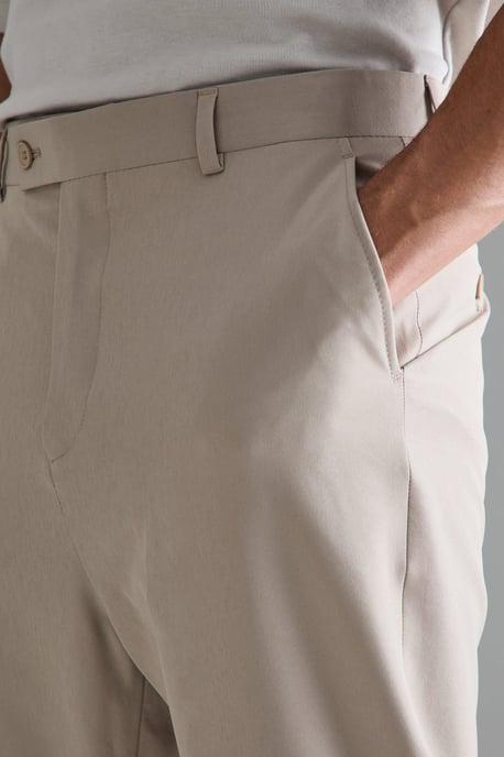 High Rise 4 Way Stretch Tapered Trousers - Image 3