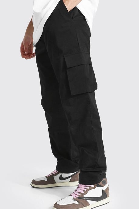 Fixed Waist Relaxed Fit Cargo Trouser - Image 1