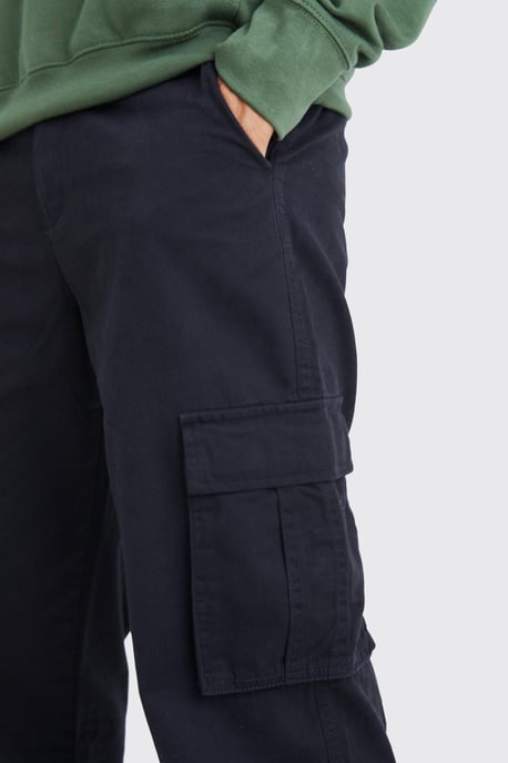 Fixed Waist Relaxed Fit Cargo Trouser - Image 3
