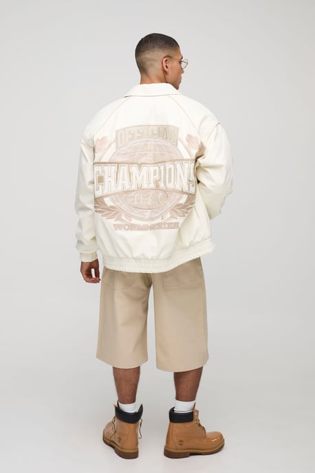 Baggy Washed Twill Shorts - Image 2
