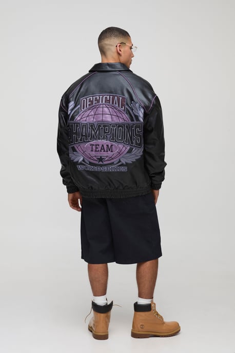 Baggy Washed Twill Shorts - Image 2