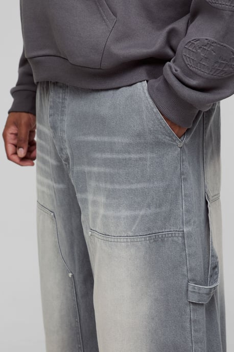Plus Carpenter Baggy Fit Jeans - Image 3