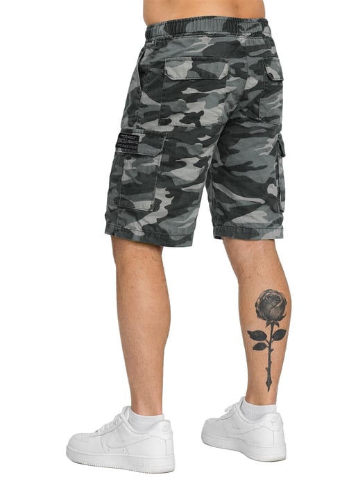 Enzo | Heren camo cargo shorts - Image 3