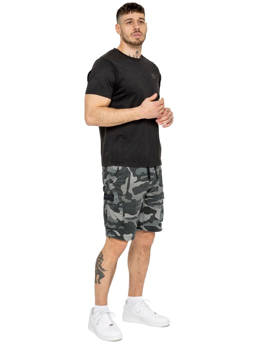Enzo | Heren camo cargo shorts - Image 4
