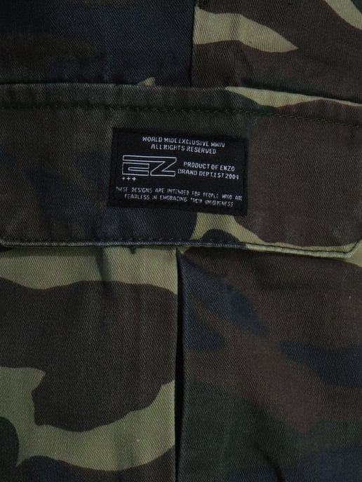 Enzo | Heren camo cargo shorts - Image 4