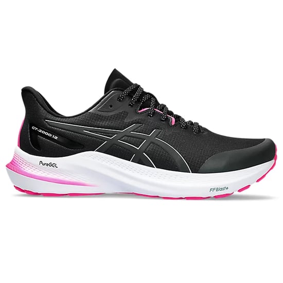 Asics GT-2000 12 Lite-Show Mens Black Running Shoes - Image 1