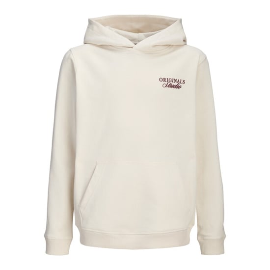 Jack & Jones Jornorrebro typo back sweat hood sn jnr off-white - Image 1