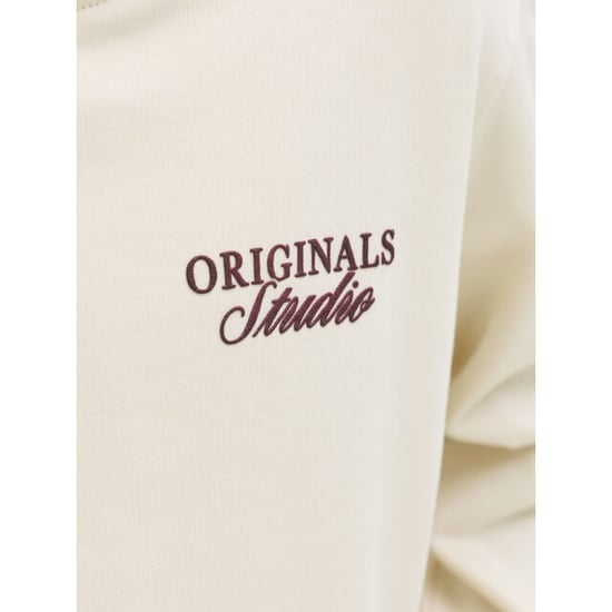 Jack & Jones Jornorrebro typo back sweat hood sn jnr off-white - Image 6