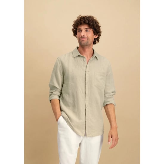 Circle of Trust Jared ls shirt hs25-40-6911 coastal beige - Image 1