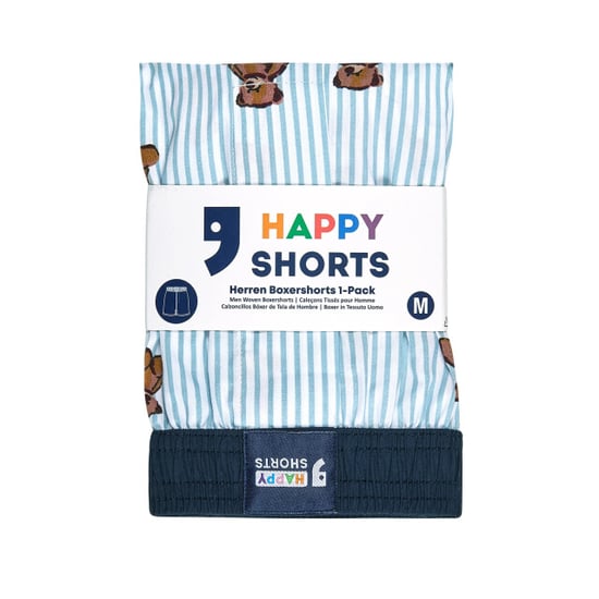 Happy Shorts X wijde boxershorts heren beren gestreept - Image 3