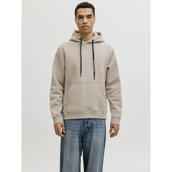 Jack & Jones Jcofusion sweat badge hood zand - Image 4