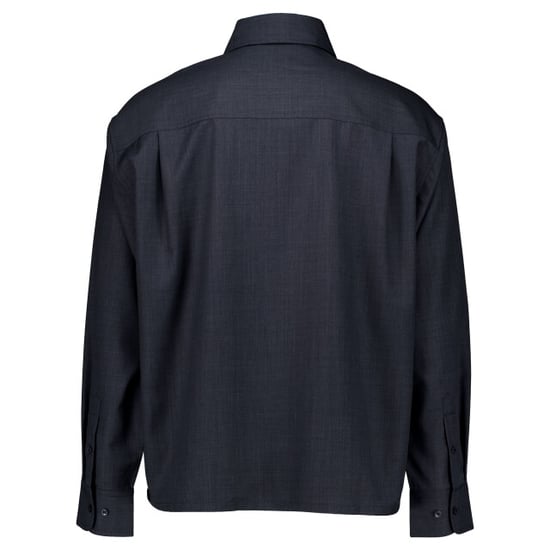 Olaf Wool blend boxy ls shirt lange mouw overhemden m240311 - Image 2