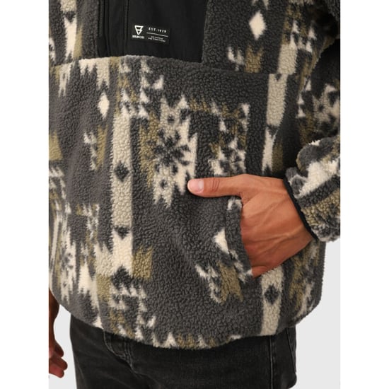 Brunotti kelstyn-print men fleece skipully met rits heren - - Image 4
