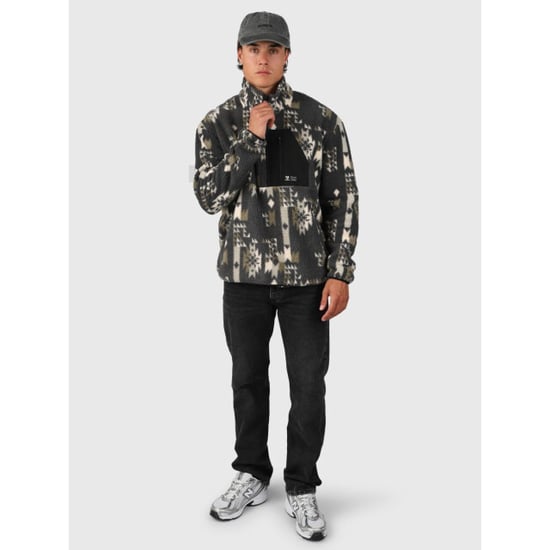 Brunotti kelstyn-print men fleece skipully met rits heren - - Image 6