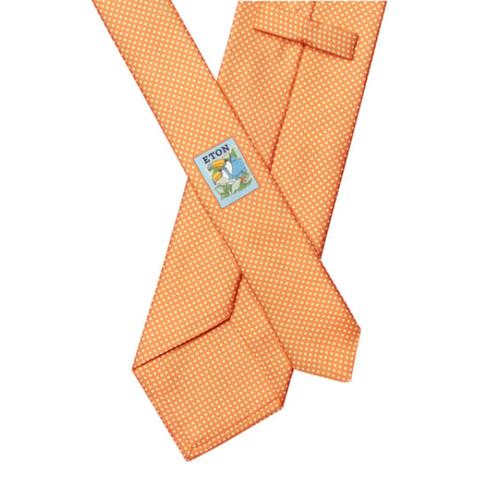 Eton 1000-14638 dot print silk tie - Image 3