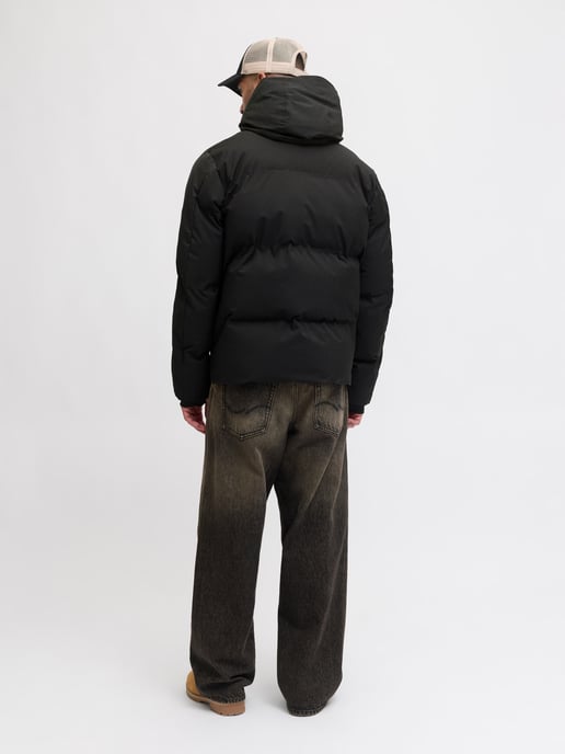 Jack & Jones Jas vinter Fusion Teknisk Puffer Svart - Image 3