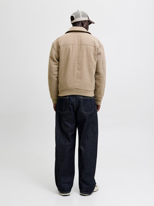 Jack & Jones Jas zomer Cover Bomber Beige - Image 4