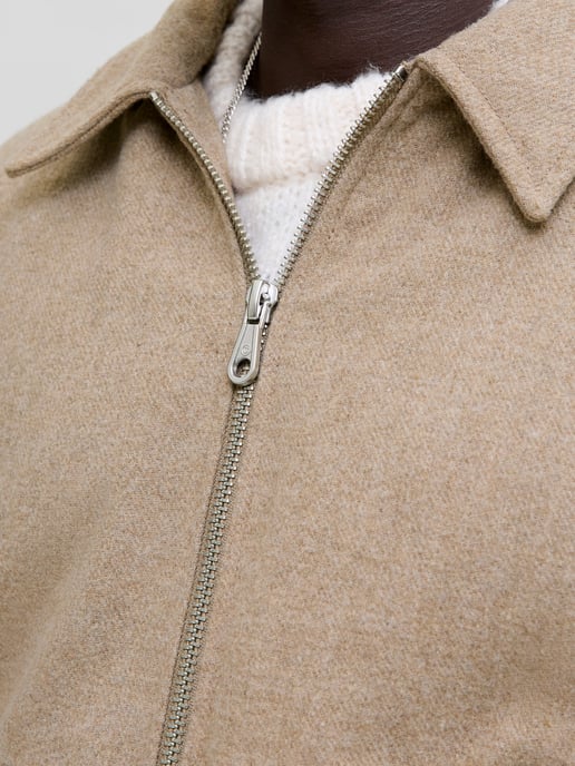 Jack & Jones Jas zomer Cover Bomber Beige - Image 5