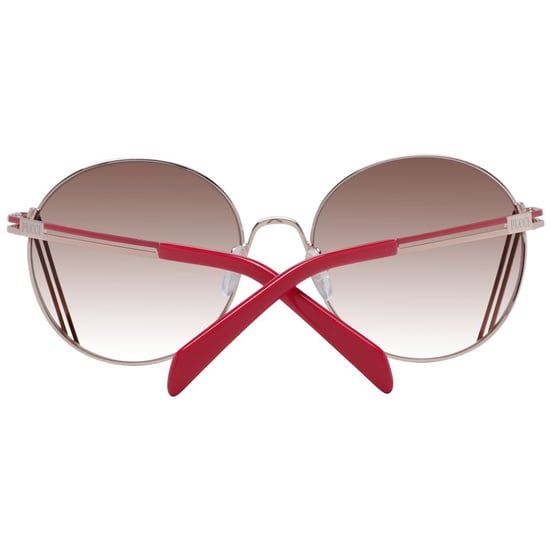 Emilio Pucci Roze Gouden Metalen Zonnebril - Image 3