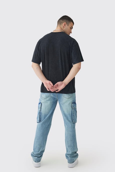 Tall Straight Rigid Cargo Jeans - Image 2
