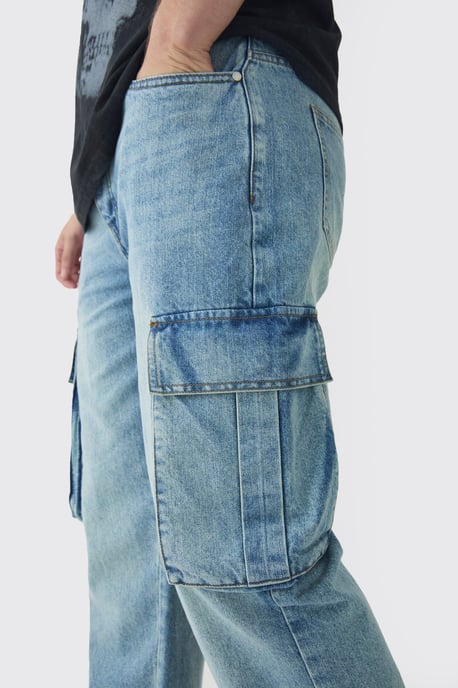 Tall Straight Rigid Cargo Jeans - Image 3