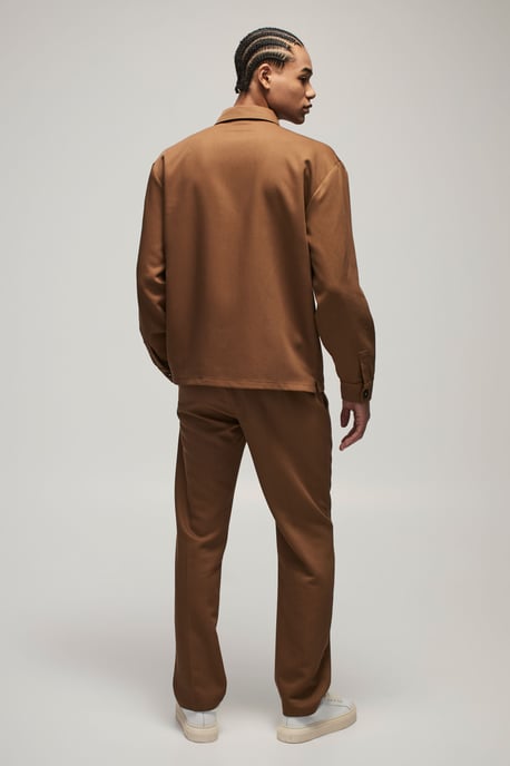 Straight Leg Twill Smart Trouser - Image 2