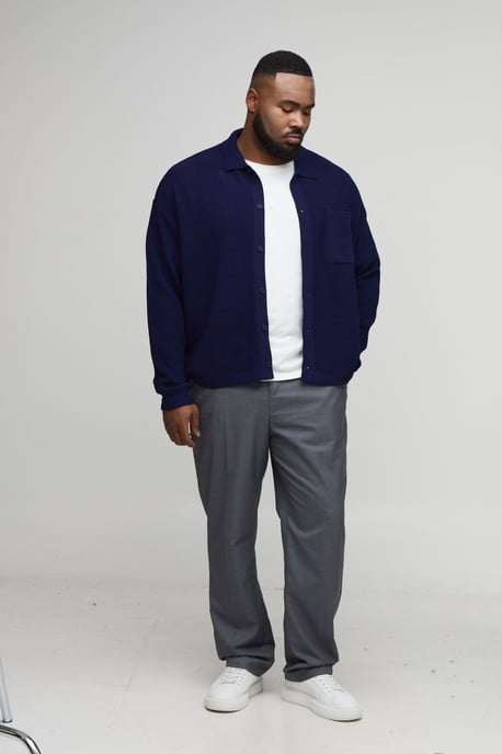 Plus Straight Fit Tailored Trousers - Image 4