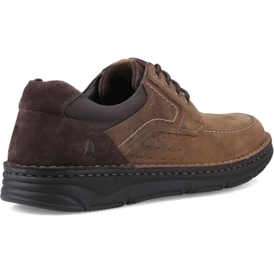 Hush Puppies Franklin Lace Up Leather Men's Tan Loafers - Image 2