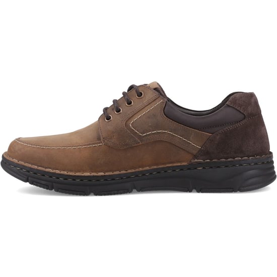 Hush Puppies Franklin Lace Up Leather Men's Tan Loafers - Image 4