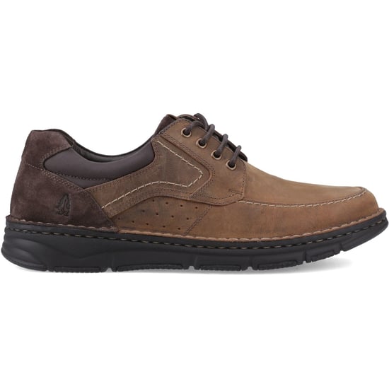 Hush Puppies Franklin Lace Up Leather Men's Tan Loafers - Image 5