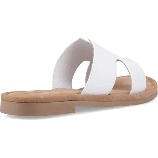 Hush Puppies Azalea Leer Dames Witte Sandalen - Image 2