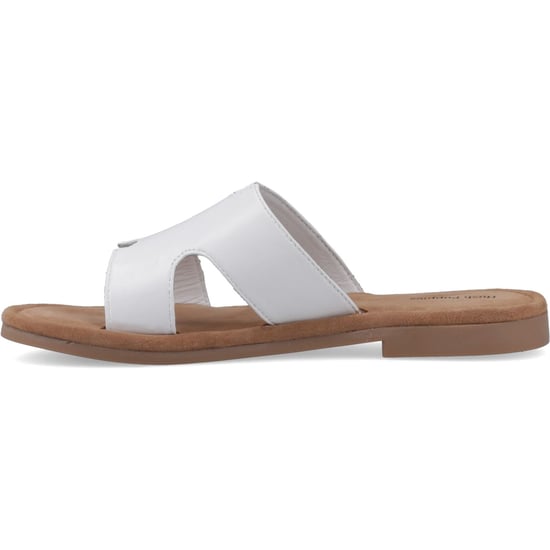Hush Puppies Azalea Leer Dames Witte Sandalen - Image 4