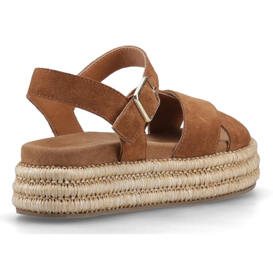 Hush Puppies Rosa Rafia Läder Kvinnor Tan Sandaler - Image 2