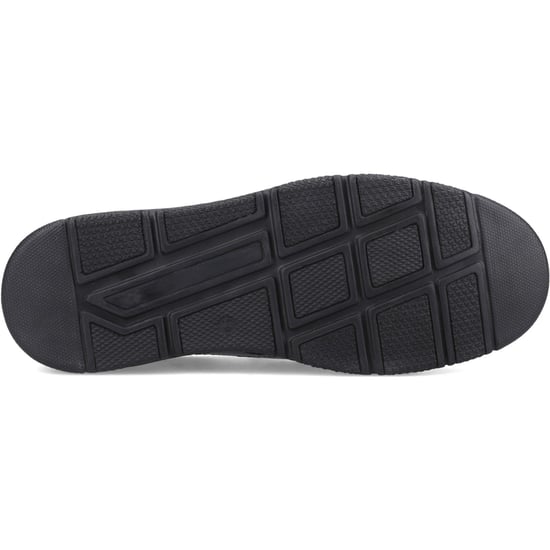 Hush Puppies Franco Slip on Leather Men's Black Loafers - Image 3