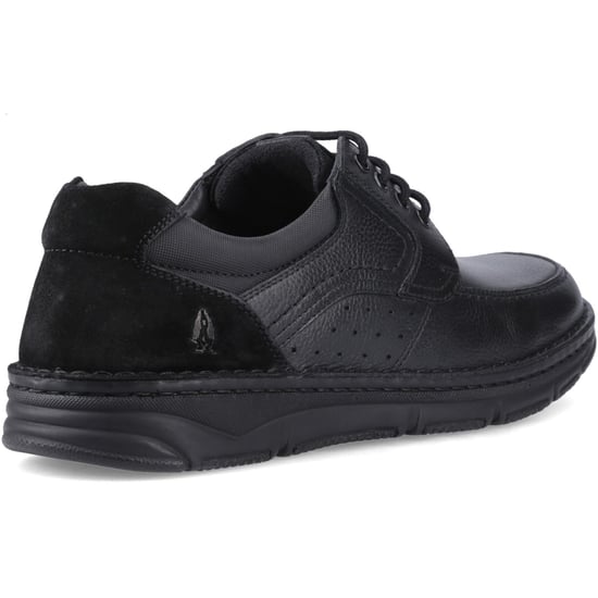 Hush Puppies Franklin Veterschoenen Leer Heren Zwarte Instappers - Image 2