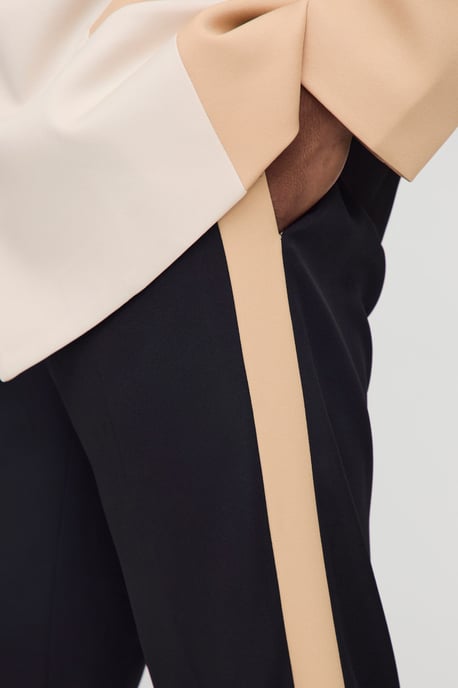 Slim Fit Panel Tailored Trouser - Image 3