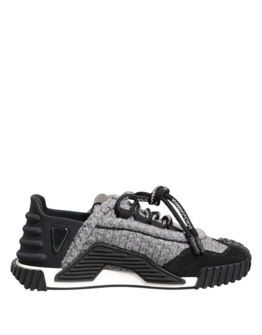 Dolce & Gabbana Zwart Grijze NS1 Lage Sneakers Schoenen - Image 1