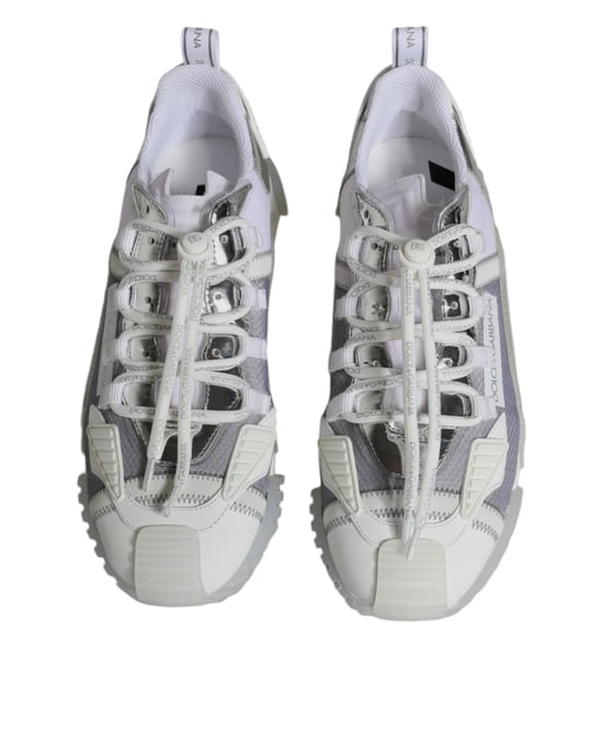 Dolce & Gabbana Vita Silver Låg Top NS1 Sneakers Skor - Image 3