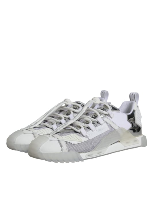 Dolce & Gabbana Vita Silver Låg Top NS1 Sneakers Skor - Image 4