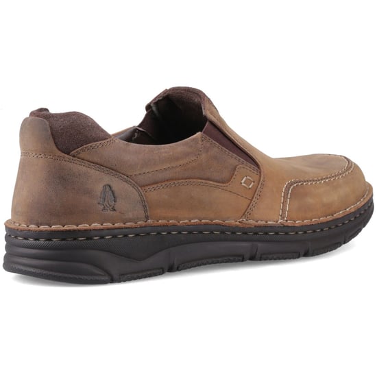 Hush Puppies Franco Slip on Leather Men's Tan Loafers - Image 2