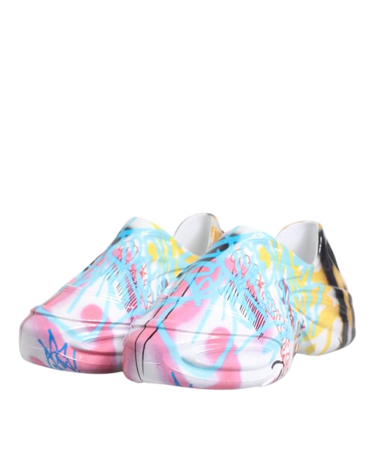 Dolce & Gabbana Multicolor Graffiti Daymaster Sneakers Schoenen - Image 4