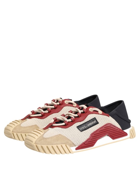 Dolce & Gabbana Multicolor Low Top NS1 Heren Sneakers Schoenen - Image 4