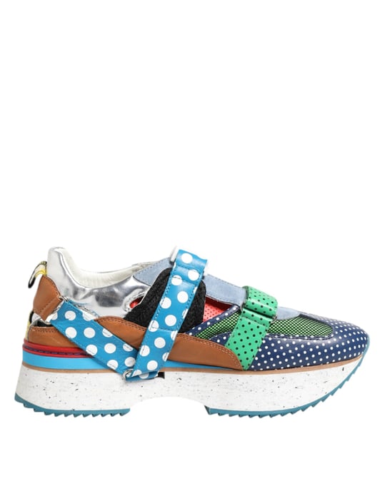 Dolce & Gabbana Flerfärgade Läder Lågskor - Image 1