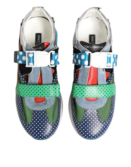 Dolce & Gabbana Flerfärgade Läder Lågskor - Image 3