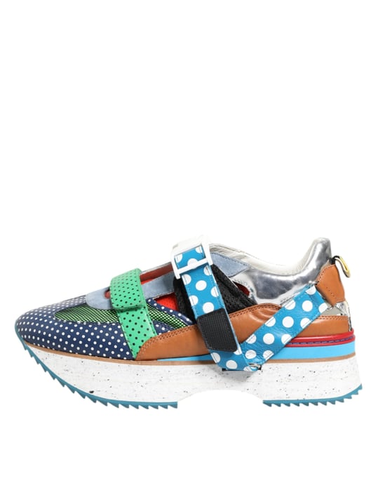 Dolce & Gabbana Flerfärgade Läder Lågskor - Image 6
