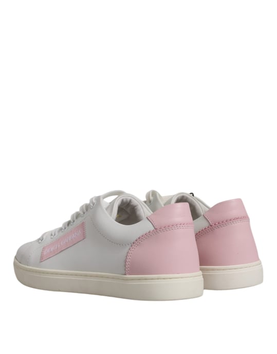 Dolce & Gabbana Vita Klassiska Kalvskinnsnikes Shoes - Image 4